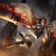 Flameblade Angel by Cynthia Sheppard